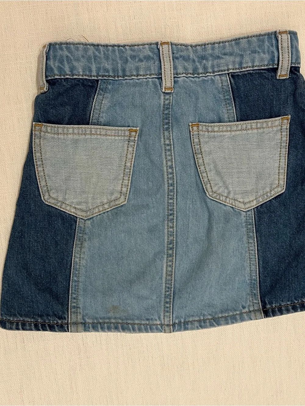 GAP Girls patchwork denim skirt size 6